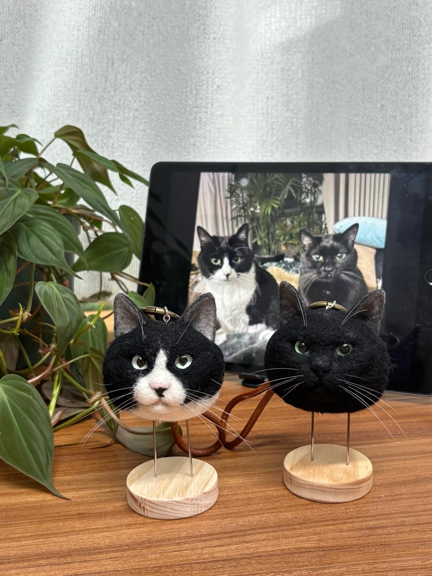 Custom 3D Felted Pet Brooch for Weddings and Events